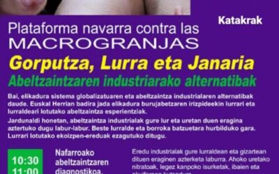Makroetxalde eta elikadura burujabetzaren inguruko eztabaida eta hausnarketarako jardunaldia